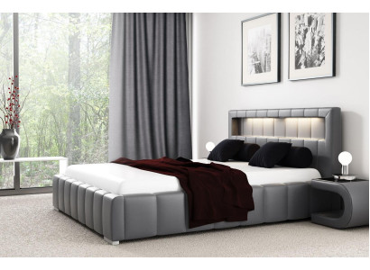 Marco de cama Cama tapizada Diseño Doble Hotel Moderna Cama Dormitorio Camas Nueva