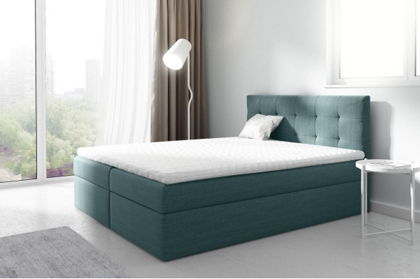 Cama matrimonial, camas para camas tapizadas, somier, cama de matrimonio con almacenamiento, cama doble, cama con cajón negro.