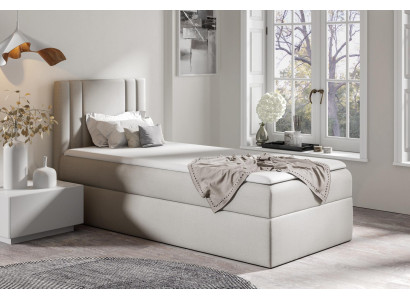 Mini cama individual cama dormitorio camas diseño tapizado cama juvenil lujo tela