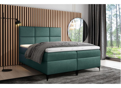 Cama de resortes para hotel de diseño textil doble moderna, cama para dormitorio, camas 200x200