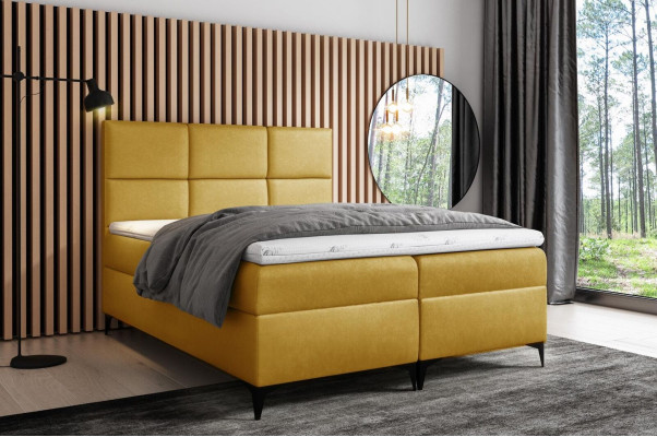 Cama de resortes para hotel de diseño textil doble moderna, cama para dormitorio, camas 200x200