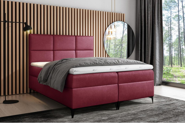Cama de resortes para hotel de diseño textil doble moderna, cama para dormitorio, camas 200x200