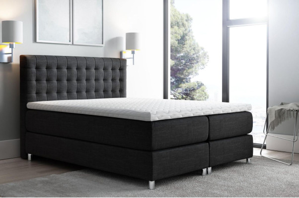 Cama doble Boxspring cama marco de cama cama cama tapizada camas poliéster