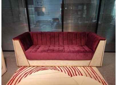 Sofá de tres plazas Rose Medusa. Acolchado suave, sofás, muebles de tela.