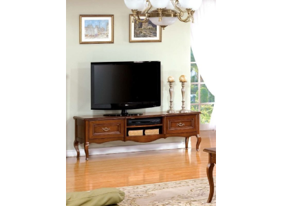 Clásico aparador de televisión de madera real, tablero de cómoda armario, cómodas nuevos PR-RTV-D