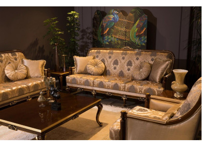 Sofá de tres plazas Sofás de 3 plazas Asiento Tela Diseño Sofá Muebles Estilo Textil