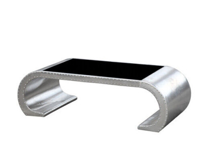 Mesa auxiliar de estilo vintage de avión Aviator para sala de estar.