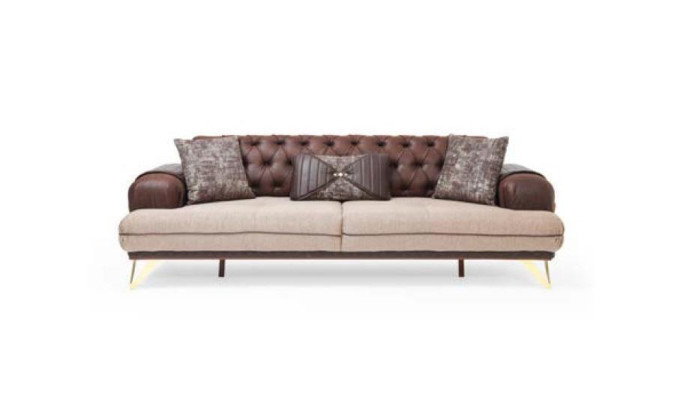 Conjunto de sofá Chesterfield de 4 piezas. Muebles tapizados sofá sofá.