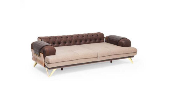 Conjunto de sofá Chesterfield de 4 piezas. Muebles tapizados sofá sofá.