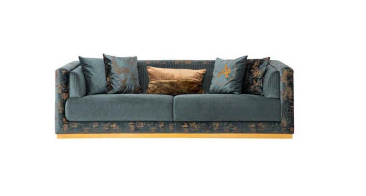 Muebles de salón de lujo, juego de sofá, set de sofá en tela.