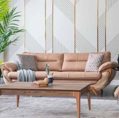 Juego de sofás, muebles tapizados, conjunto de asientos, set de tapicería de 4 piezas.