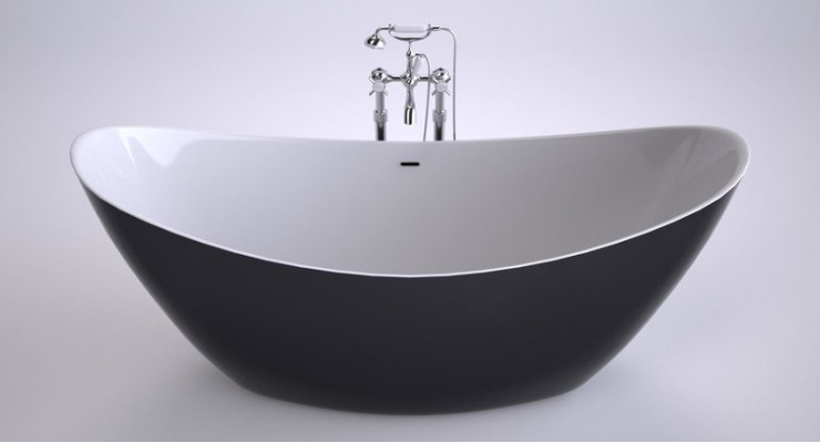 Diseño Bañera Bañeras Ovaladas Independientes Baños Modernos