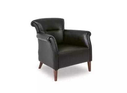 Sillón negro muebles de oficina lujo diseñador de una plaza estilo