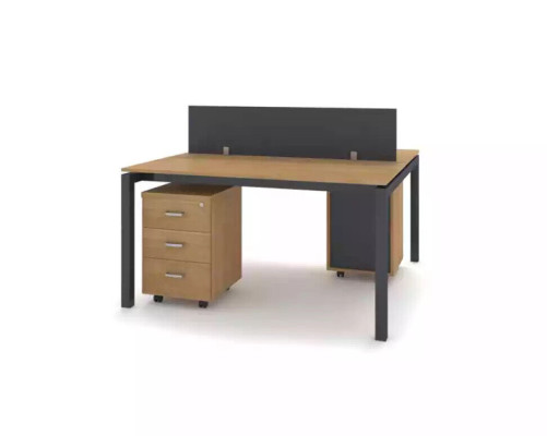 Juego de muebles de oficina Set de dos escritorios Mobiliario de oficina Mesas de trabajo Mesa