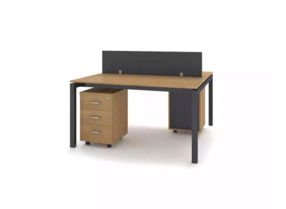Juego de muebles de oficina Set de dos escritorios Mobiliario de oficina Mesas de trabajo Mesa