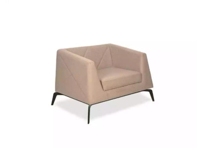 Sillón de lujo beige muebles de oficina sillón tapizado muebles de estudio
