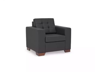 Silla Muebles de oficina Lujo Negro Asiento Moderno Sillón Tapizado Oficina