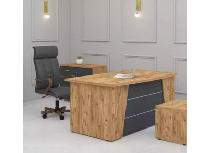 Escritorio Muebles de oficina Estudio Madera Mesa de ordenador Oficina Mesa