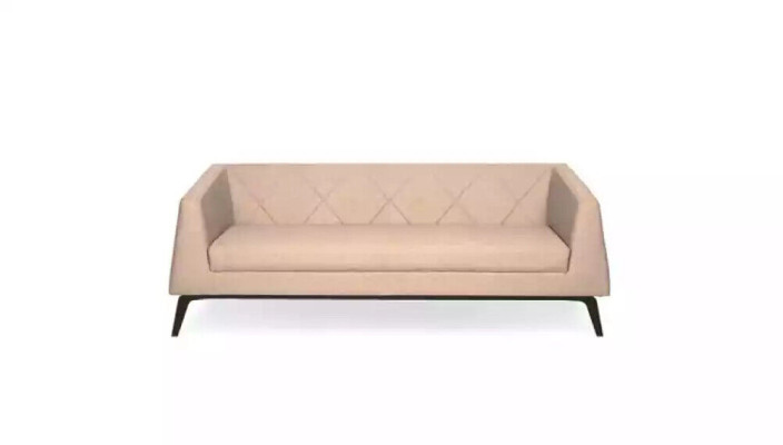 Sofás modernos de tres plazas de lujo en beige muebles tapizados Accesorios de decoración.