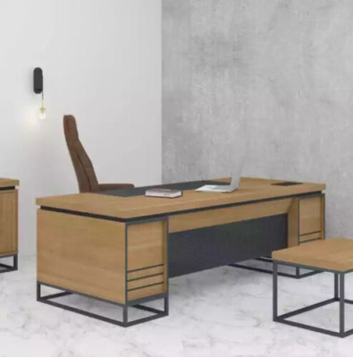 Sala de trabajo mesa de madera escritorio ejecutivo escritorio de computadora muebles de oficina
