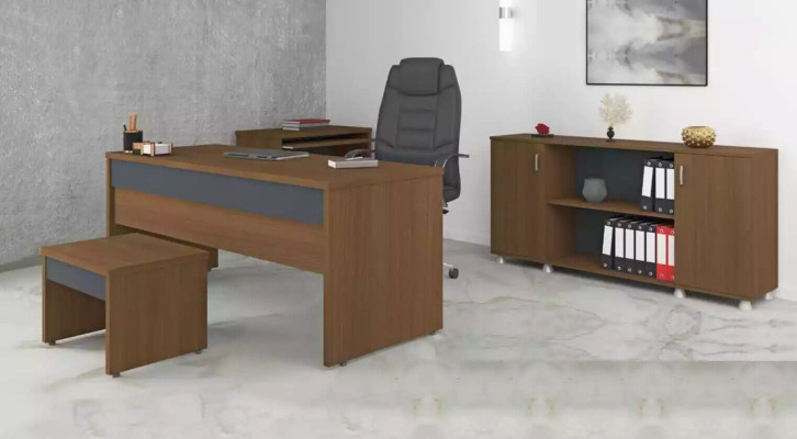 Escritorio Oficina Estudio Muebles de oficina Escritorios Armarios 3 piezas