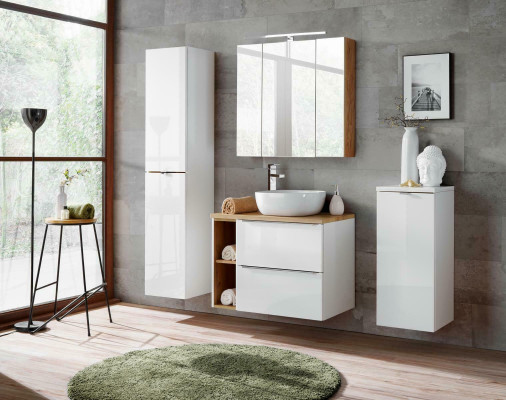 Diseño de muebles de baño Conjunto de 5 piezas Decoración Armario Lavabo