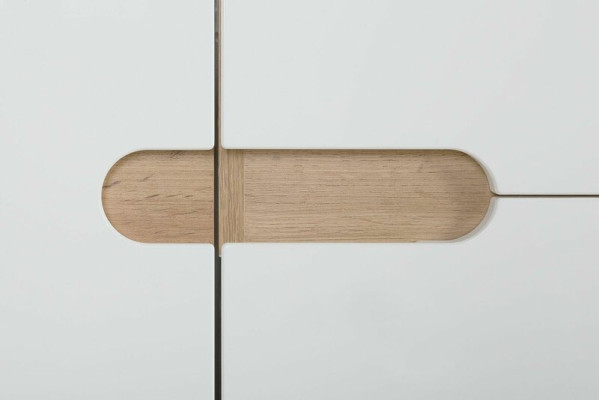 Mueble de baño Armario alto Armario Almacenamiento Decorativo Baño Blanco