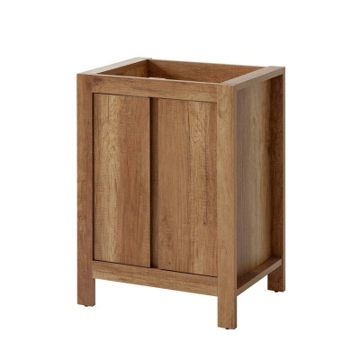 Conjunto de muebles de baño de 60 cm con lavabo y mueble inferior decorativo moderno para lavabo.