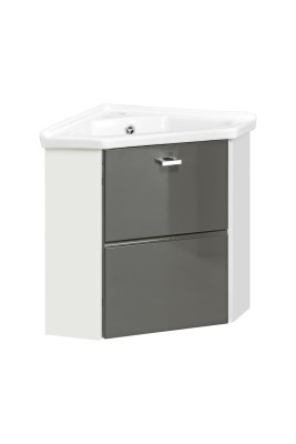 Esquina lavabo Lavabo con mueble bajo de 40 cm Esquina lavabo Lavabo de cerámica