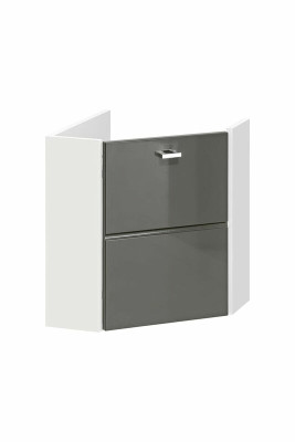 Esquina lavabo Lavabo con mueble bajo de 40 cm Esquina lavabo Lavabo de cerámica