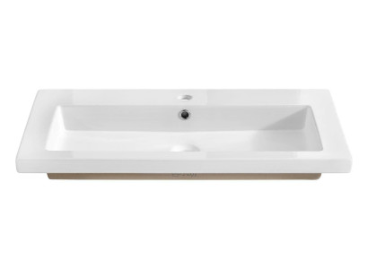 Lavabo de cerámica decorativo Encimera de lavabo encimera de lavabo blanco