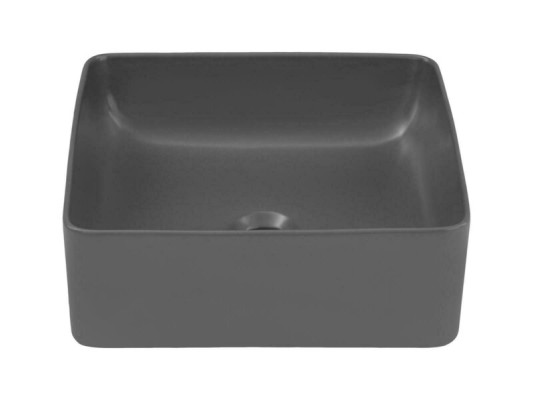 Lavabo de cerámica negra Encimera de mesa Lavabo Fregadero Montar