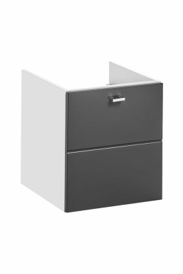 Mueble de baño conjunto de 40 cm con lavabo, armario de lavabo, cajón y armario colgante.