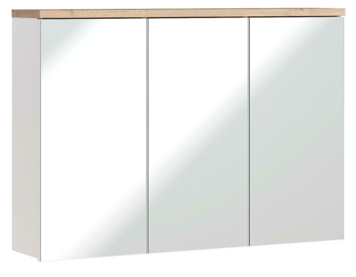 Armario de espejo para la pared, armario de baño con espejo de 100 cm.