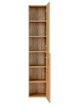 Mueble de baño de alta calidad, armario alto, muebles de baño de madera de lujo.