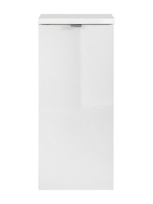 Mueble colgante de armario universal, mueble de baño decorativo con una cesta de ropa.