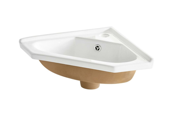 Lavabo de esquina Lavabo de cerámica Encimera encimera