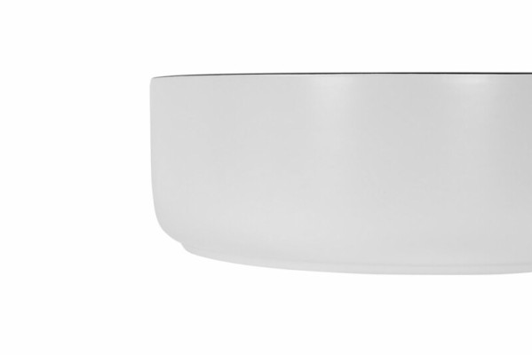 Fregadero de pedestal redondo negro blanco Lavabo Lavabo