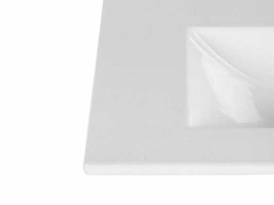 Lavabo de cerámica decorativa Lavabo en blanco Lavabo sobre encimera