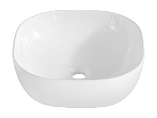 Lavabo de cerámica moderno blanco, lavabo decorativo.