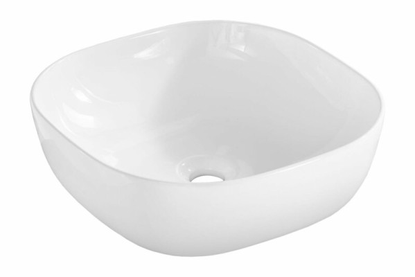 Lavabo de cerámica moderno blanco, lavabo decorativo.