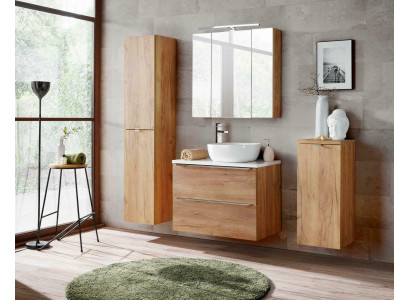 Diseño de muebles de baño Juego de 4 piezas Armario Lavabo