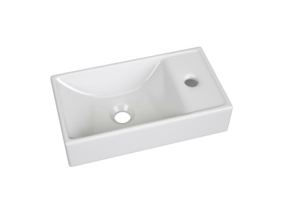 Lavabo de cerámica Lavabo Encimera Blanco Lavabo Lavamanos