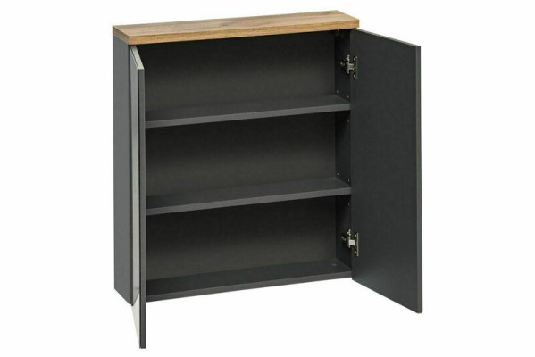 Mueble de lavabo colgante con lavabo de 60 cm.