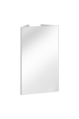 Espejo de esquina, espejo de pared, espejo de baño, mueble de esquina, espejito blanco.