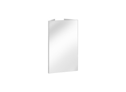 Espejo de esquina, espejo de pared, espejo de baño, mueble de esquina, espejito blanco.