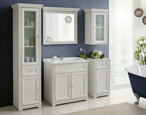 Diseño de muebles de baño Baño 5 piezas Juego de decoración Armario Lavabo