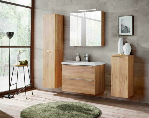 Diseño Muebles de baño Baño 4 piezas Conjunto Armario Decoración Lavabo
