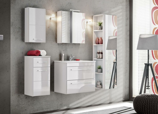 Diseño de muebles de baño Decoración Baño 5 piezas Conjunto Gabinete Lavabo
