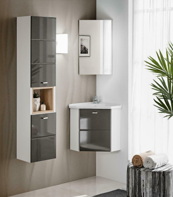Lavabo mueble de baño conjunto de lavabo de esquina de baño.